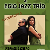 Malu y Egio Jazz Trío en concierto